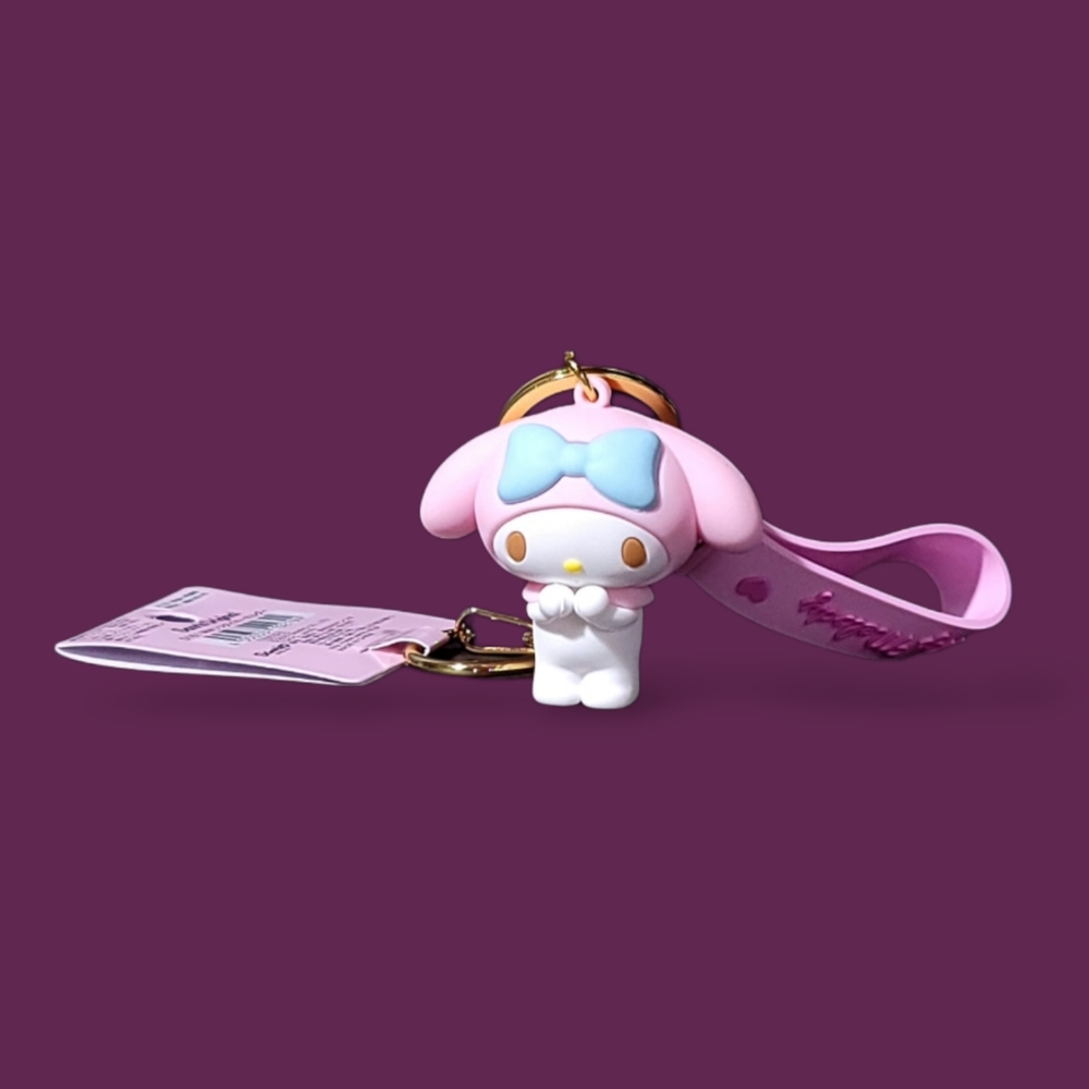 My Melody 3D keychain mascot charm